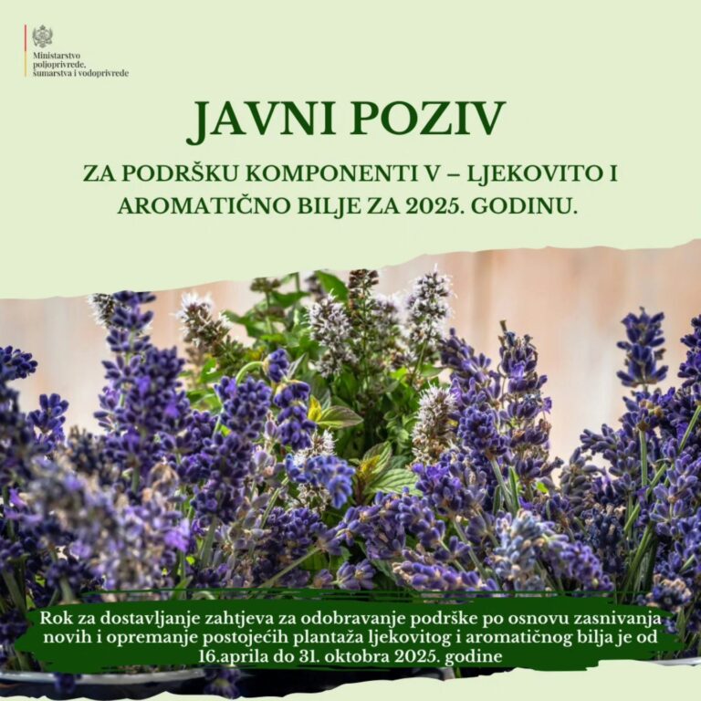 Public Call for Support – Medicinal and Aromatic Herbs for 2025